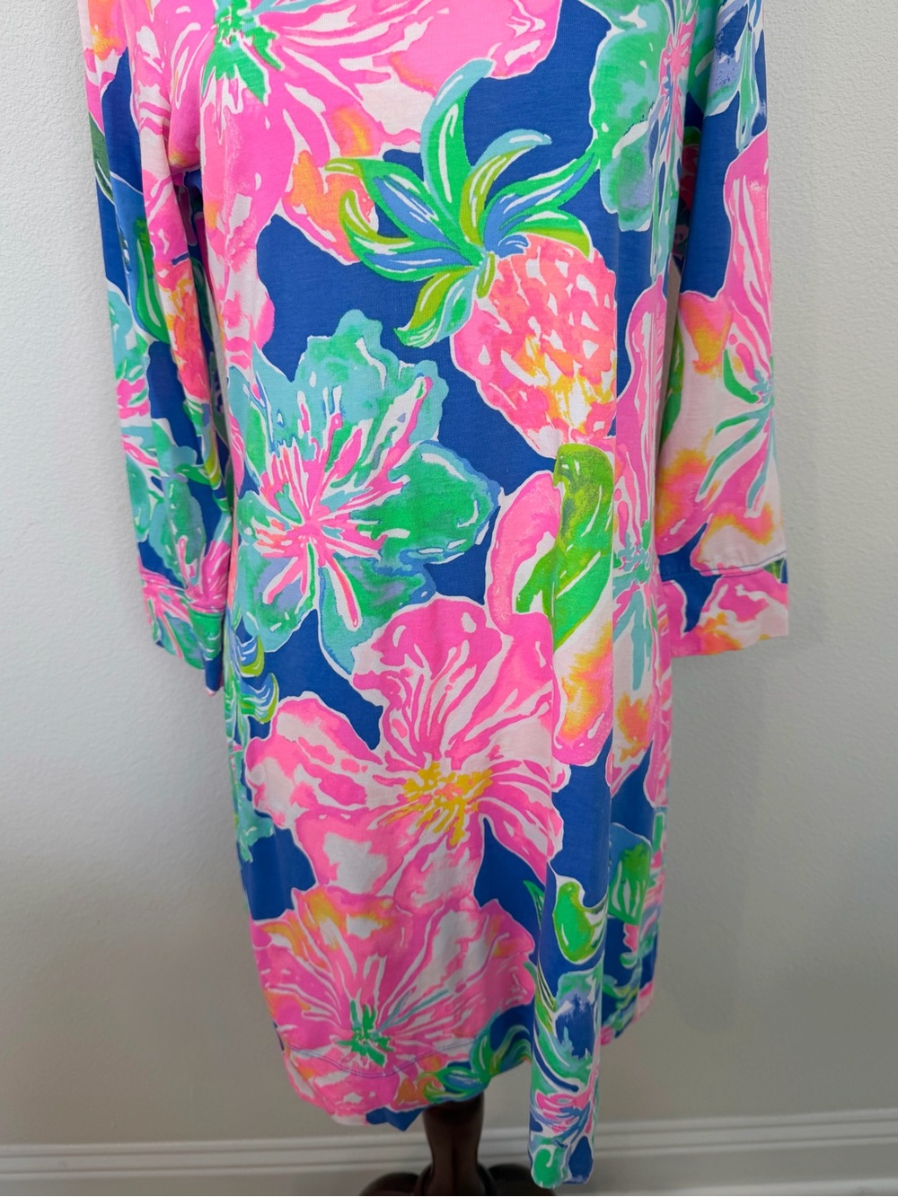 Lilly Pulitzer Beckon Blue Marlowe Dress in  Jungle Utopia - Picture 4 of 10